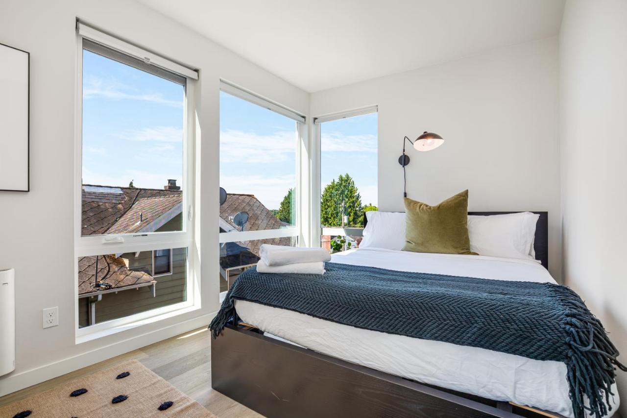 Rooftop Patio With Waterview, Private Garden & Grill 3Br 3Ba- Modern Cityscape Seattle Exterior foto