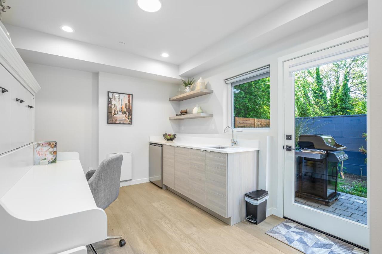 Rooftop Patio With Waterview, Private Garden & Grill 3Br 3Ba- Modern Cityscape Seattle Exterior foto